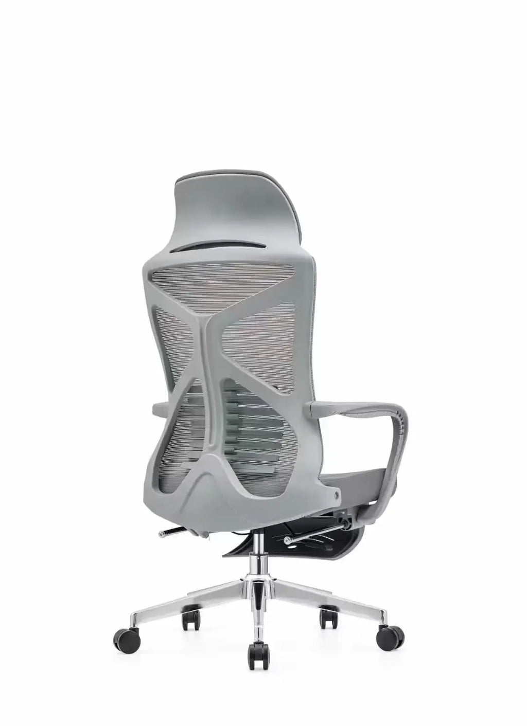 Ergonomic Office Chair with Mesh Seat - Tall Backrest Desk Chair with Adjustable Lumbar Support