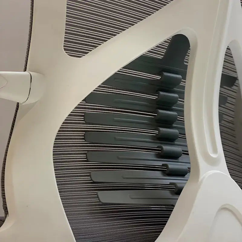 Ergonomic Office Chair with Mesh Seat - Tall Backrest Desk Chair with Adjustable Lumbar Support