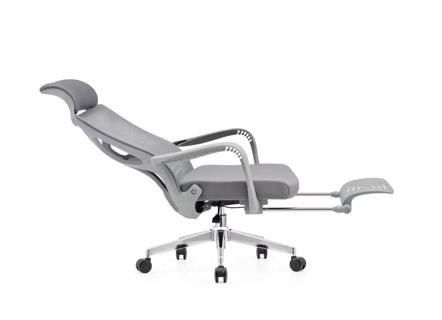Ergonomic Office Chair with Mesh Seat - Tall Backrest Desk Chair with Adjustable Lumbar Support